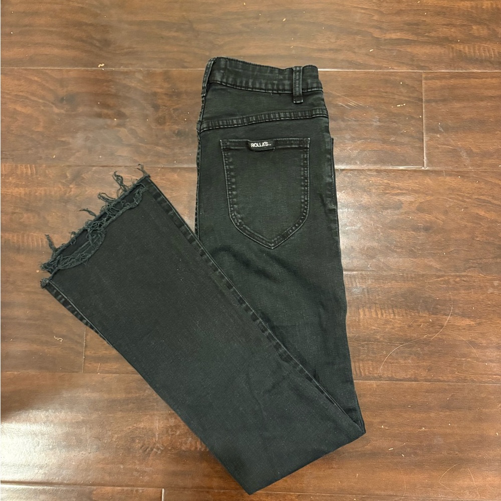 ROLLA'S Black Boot Cut Jeans